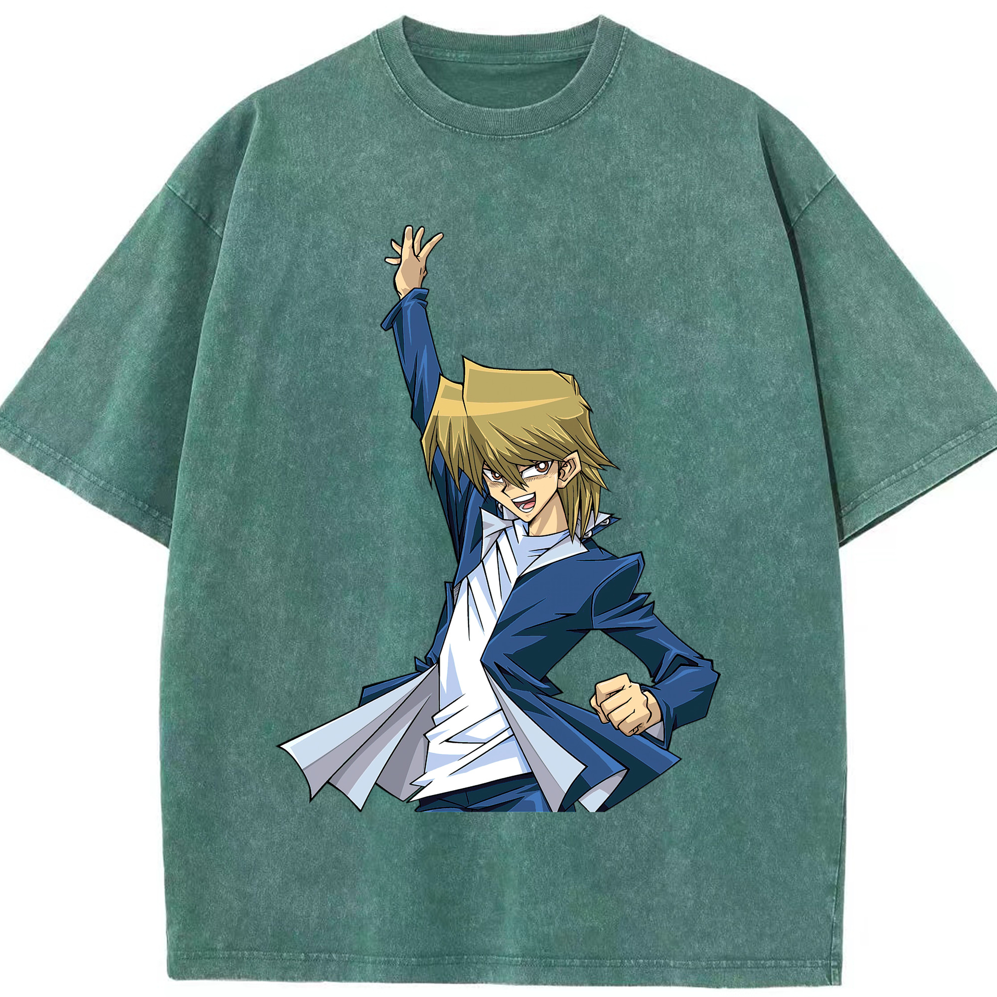 （画像用） 遊☆戯☆王 Yu-Gi-Oh! 綿100% ヴィンテージ風 半袖Tシャツ（フロントプリント）